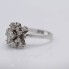 Anillo rosetón de oro 18k de segunda mano