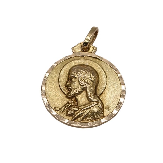 Médaille du scapulaire en or 18k...