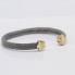 Bracelet TOUS MESH en acier et or 18 carats trotteuse