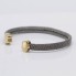 Bracelet TOUS MESH en acier et or 18 carats trotteuse