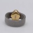 Anillo TOUS MESH de acero y oro 18k de segunda mano