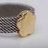 Anillo TOUS MESH de acero y oro 18k de segunda mano