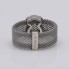 Anillo TOUS ICON MESH de acero y oro 18k con diamantes