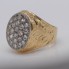 Sello de oro 18k con diamantes de segunda mano