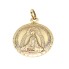 Médaille de Notre-Dame de la Solitude en or 18 carats seconde main