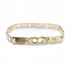 Pulsera bandera de oro 18k segunda mano NO PERMITE PLAZOS