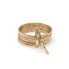 Anillo semanario de oro 18k de segunda mano