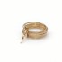 Anillo semanario de oro 18k de segunda mano