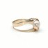 Anillo de oro 18k con perla de segunda mano