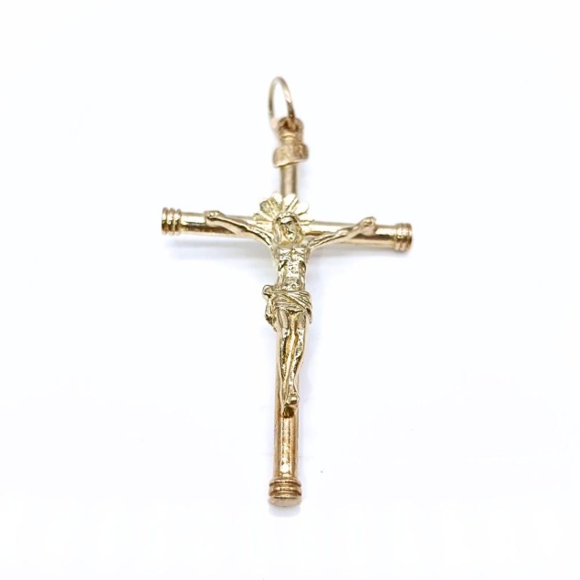 Pendentif croix en or 18K d'occasion...