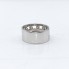 Anillo calado de oro rodiado 18k con diamantes segunda mano