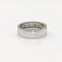 Media alianza de oro blanco 18k con diamantes segunda mano