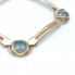 Pulsera con circonitas de oro 18k de segunda mano