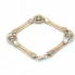Pulsera con circonitas de oro 18k de segunda mano