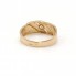 Anillo de oro 18k con circonita Segunda Mano