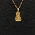 Cadena con virgen de Rocio Pastora de oro 18k segunda mano