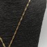 Cadena con virgen de Rocio Pastora de oro 18k segunda mano