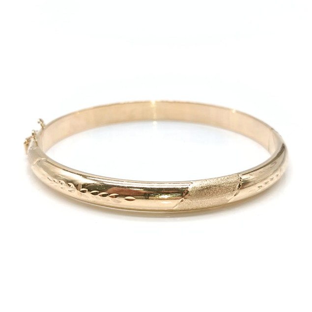Brazalete labrado oro 18k segunda...