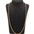 Cordón semi hueco de oro 18k segunda mano NO PERMITE PLAZOS