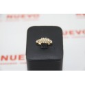 Anillo de oro de 18 kilates con 16 brillantes E259887A