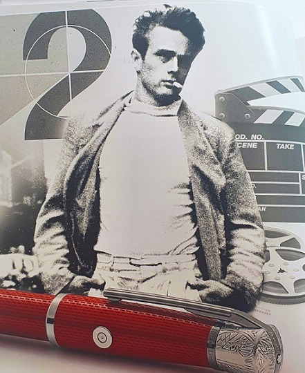 James Dean, la légende du rebelle indomptable par Montblanc.